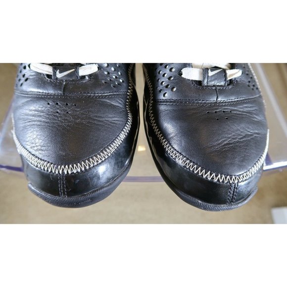 2007 NEW W/ BOX NIKE AIR ZOOM BB II ASIA 317993-012  SZ 13.5 Black/White - Picture 3 of 12